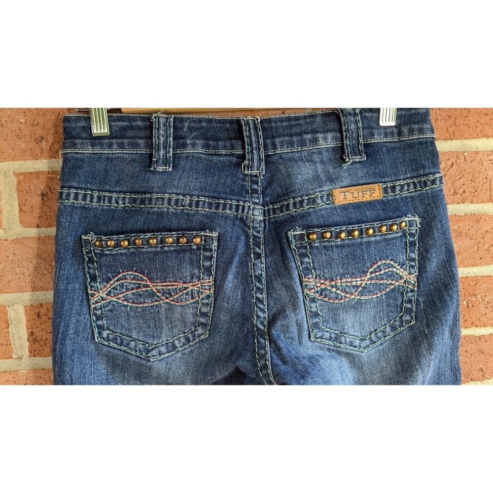Cowgirl Tuff Women Jeans 26/33 Brave Wings Feather Embroidered Western Festival - Picture 8 of 12